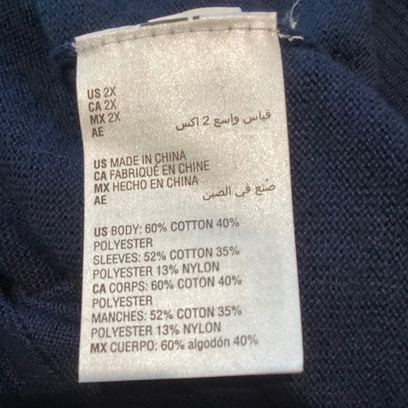 Style & Co  Navy tunic top New w/tags - Picture 4 of 5